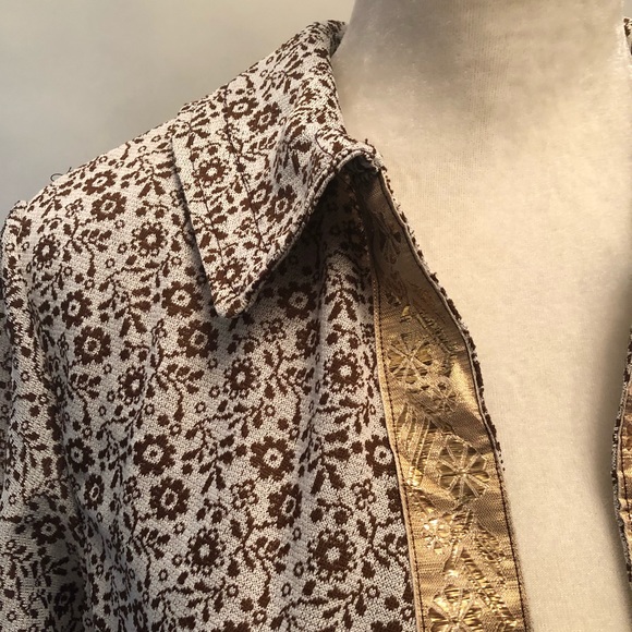 Vintage Gold Trim Cardigan - Picture 2 of 2